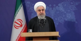 رئیس جمهور در راهپیمایی یوم الله 22 بهمن