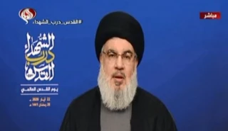 در سخنانی به مناسبت روز جهانی قدس؛
سید حسن نصرالله: فلسطین از بحر تا نهر ملک مردم فلسطین است/ ایران مرکز ثقل محور مقاومت است/ موضع حزب الله درباره فلسطین هرگز تغییر نخواهد کرد