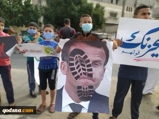 غزة تنتفض نصرة للنبي ورفضا للإساءات الفرنسية
