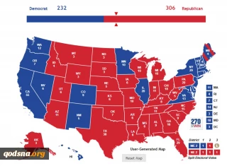 US election, message
of American voters