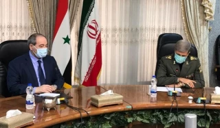 خلال استقباله وزير الخارجية السوري

الدفاع الايرانية: نواصل التعاون مع سوريا في مرحلة اعادة الاعمار