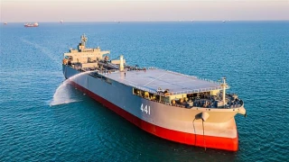Iran Navy starts military drills in southern waters, takes delivery of two warships