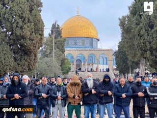 مشارکت باشکوه 23 هزار فلسطینی در نماز جمعه مسجدالاقصی با وجود محدودیت‌ها