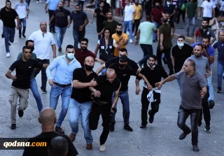 سرکوب تظاهرکنندگان فلسطینی توسط نیروهای ابومازن