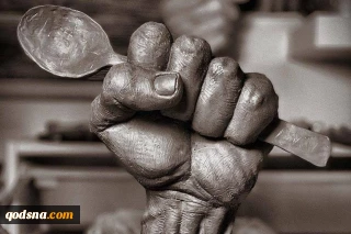 قاشق آزادی در تمجید اسرای فلسطینی (عکس)