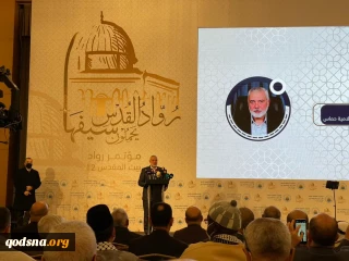 دومین روز اجلاس پیشگامان قدس با سخنرانی اسماعیل هنیه  (عکس)