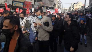 Jordanians stage mass rally in protest against water-for-energy deal with Israel