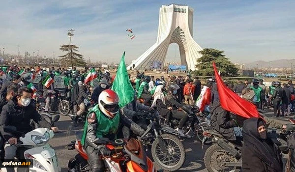 انطلاق مسيرات ذكرى انتصار الثورة الاسلامية في أنحاء ايران 2