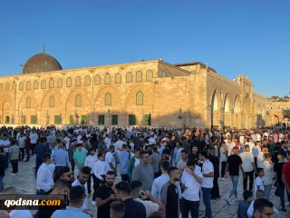 150 ألف مصلٍ أدُوا اليوم صلاة عيد الأضحى في رحاب المسجد الأقصى