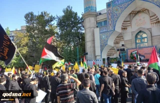 Iranians stage demonstration in Tehran to support Palestinians, condemn Israel’s aggression on Gaza