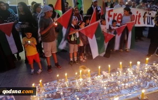 تظاهرة في ألمانيا حدادًا على أرواح شهداء العدوان على غزة