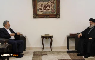 زياد النخالة يلتقي السيد نصر الله ويستعرضا نتائج معركة "وحدة الساحات"