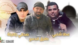 Zionist troops martyr three Palestinians during raid on Jenin refugee camp