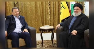 Hamas delegates meet Secretary General of Hezbollah in Beirut