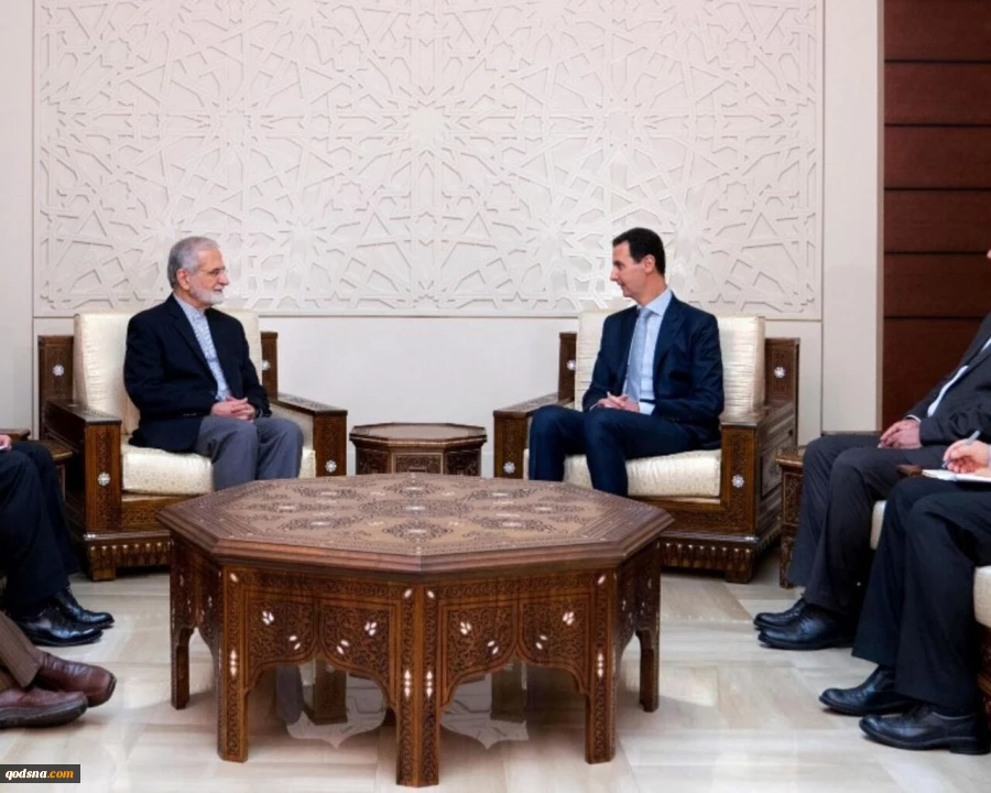 رئيس المجلس الاستراتيجي للعلاقات الخارجية الإيراني يلتقي بشار الأسد 2