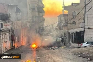 درگیری نیروهای فلسطینی با اشغالگران در کرانه باختری