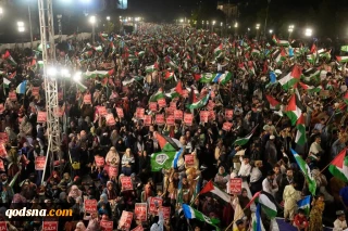 Thousands rally in Karachi to demand end to Israeli hostilities in Gaza