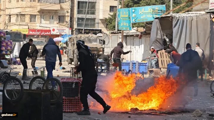 وقوع درگیری میان جوانان فلسطینی و متجاوزان به کرانه باختری 2