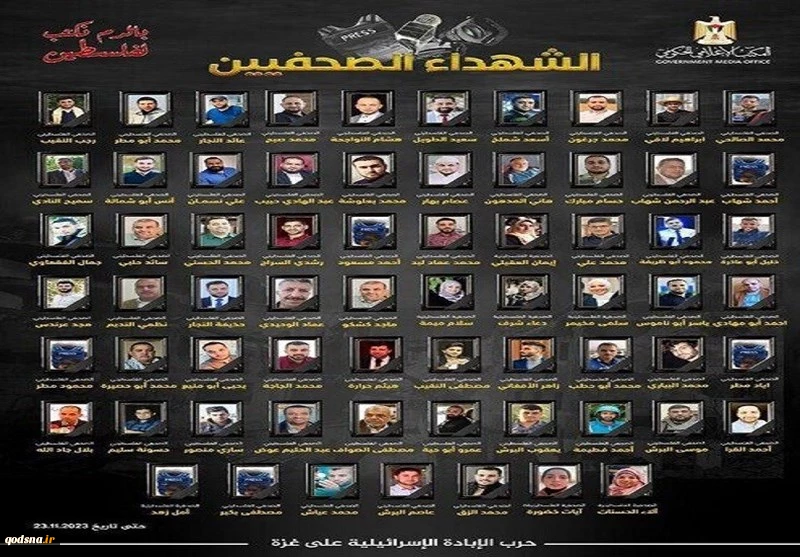 ارتفاع عدد الصحفيين الشهداء منذ بدء العدوان الصهيوني على غزة إلى 141 2