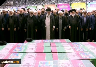 IRI Leader performs prayers over bodies of president Raisi, entourage