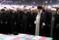قائد الثورة الإسلامية يقيم الصلاة علي جثامين شهداء الخدمة 2