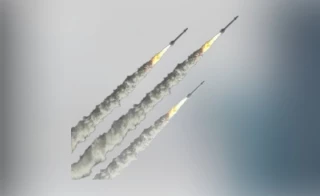 QB showers central Israel with salvo of rockets
