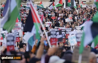 مظاهرات مؤيدة لفلسطين تتواصل في مدن بريطانية متفرقة
