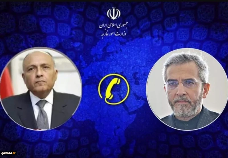 خلال اتصال هاتفي بين باقري وشكري..

ايران ومصر تؤكدان على ضرورة وقف الحرب في غزة والاسراع في ارسال المساعدات الانسانية   2