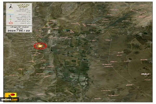 حمله حزب الله به مقر نظامیان صهیونیست در شهرک «المناره» 2