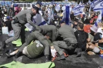 Scuffles erupt between Zionist police, anti-regime protesters