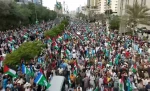 تظاهرات بزرگ مردم کراچی در حمایت از فلسطین و توقف جنگ در غزه 2