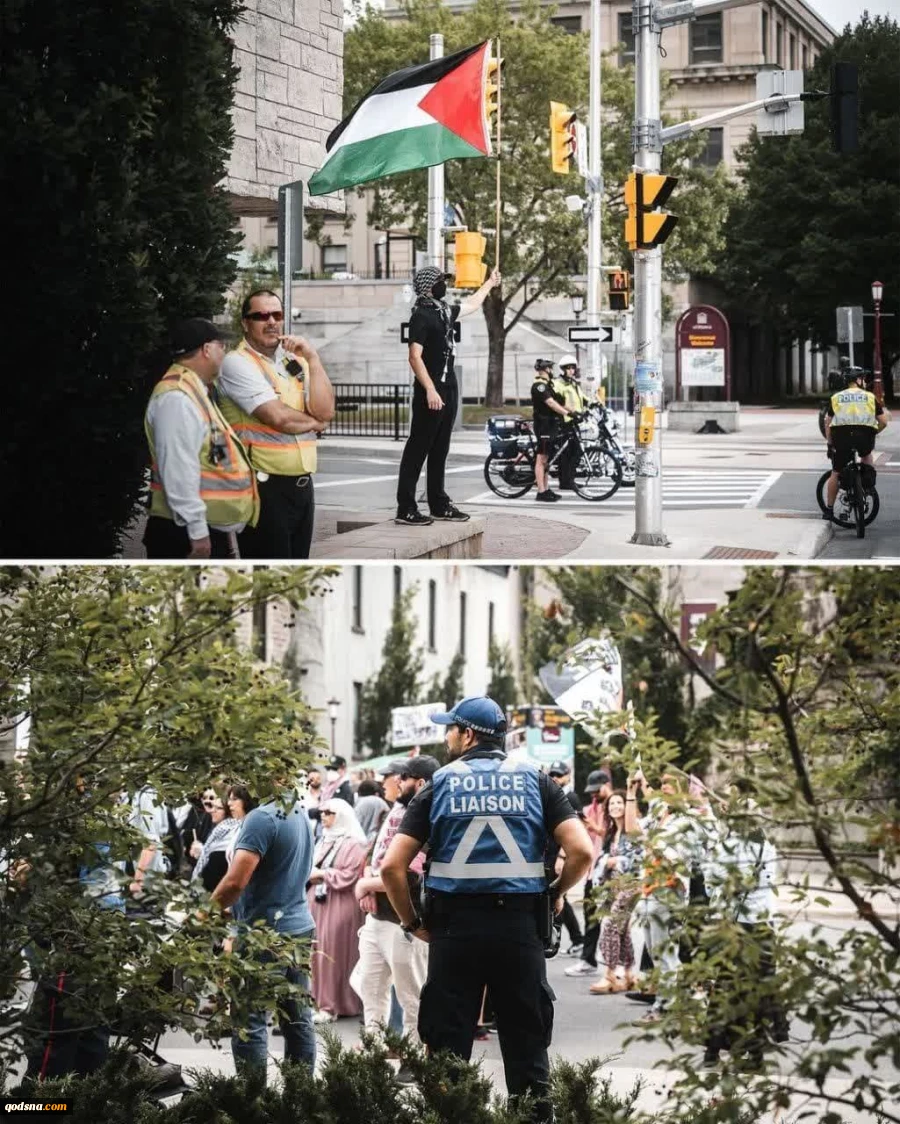 ادامه تظاهرات های مردمی در کانادا برای حمایت از فلسطین و غزه  4