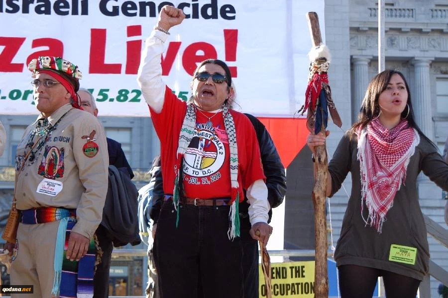 Native Americans liken US colonialism to Zionist expansionism 2