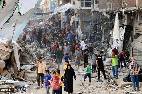 اوچا: ۱۹۰ هزار فلسطینی از خان‌یونس و دیرالبلح در یک هفته آواره شدند 2