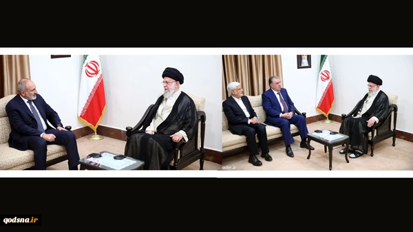 دیدار نخست وزیر ارمنستان و  و رئیس جمهور تاجیکستان  با رهبر معظم انقلاب اسلامی 2