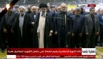 صلاة قائد الثورة الاسلامية على جثمان الشهيد هنية وتوديعه 2