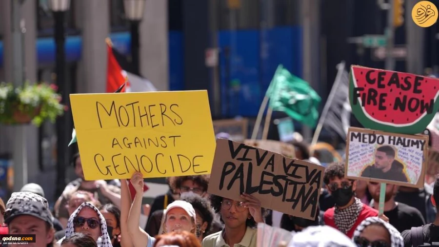 (تصاویر) تظاهرات حمایت از فلسطین در نیویورک 2