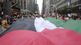 (تصاویر) تظاهرات حمایت از فلسطین در نیویورک 2
