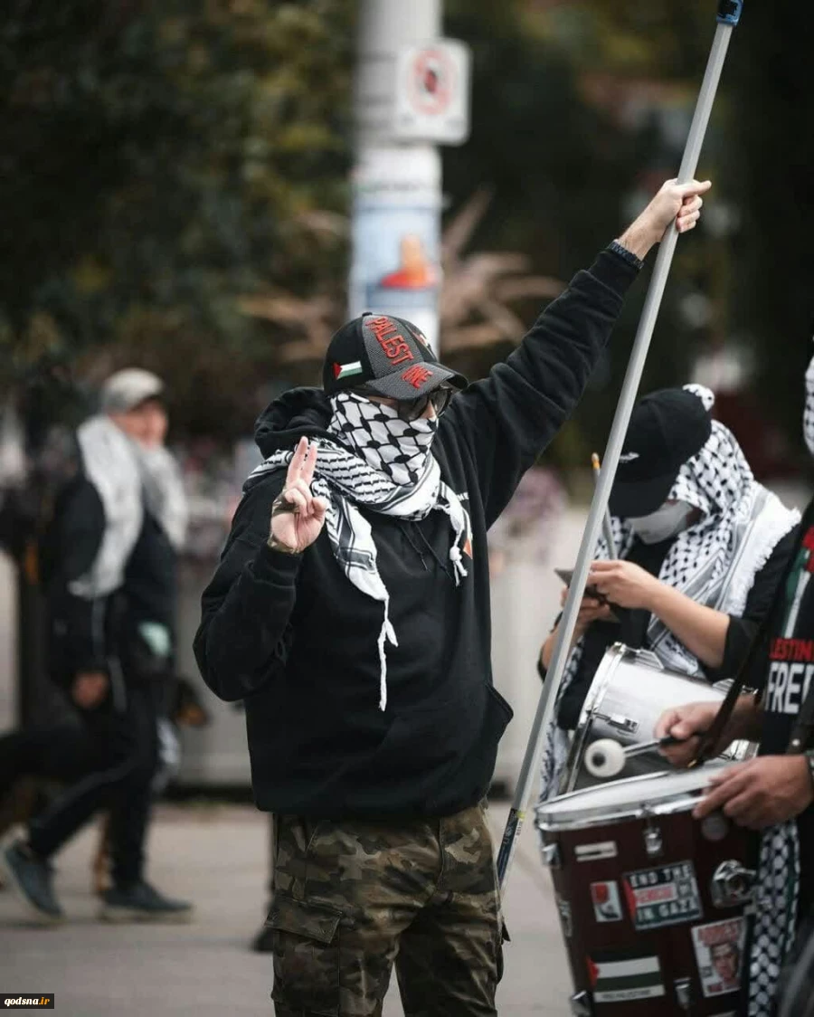 ادامه همبستگی دانشجویان دانشگاه اوتاوا در کانادا با ملت فلسطین و غزه 2