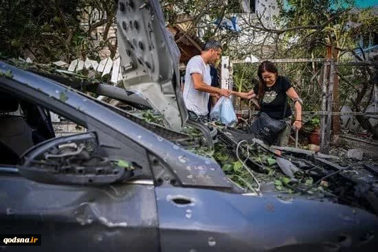 بلایی که موشک های حزب الله بر سر شهرک کریات بیالیک در الجلیل سفلی واقع در استان حیفا آورد.

 2
