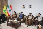 به منظور ابلاغ پیام رهبر انقلاب اسلامی صورت گرفت؛

حضور جمعی از فرزندان حضرت آیت‌الله خامنه‌ای در دفتر حزب‌الله لبنان در تهران  2