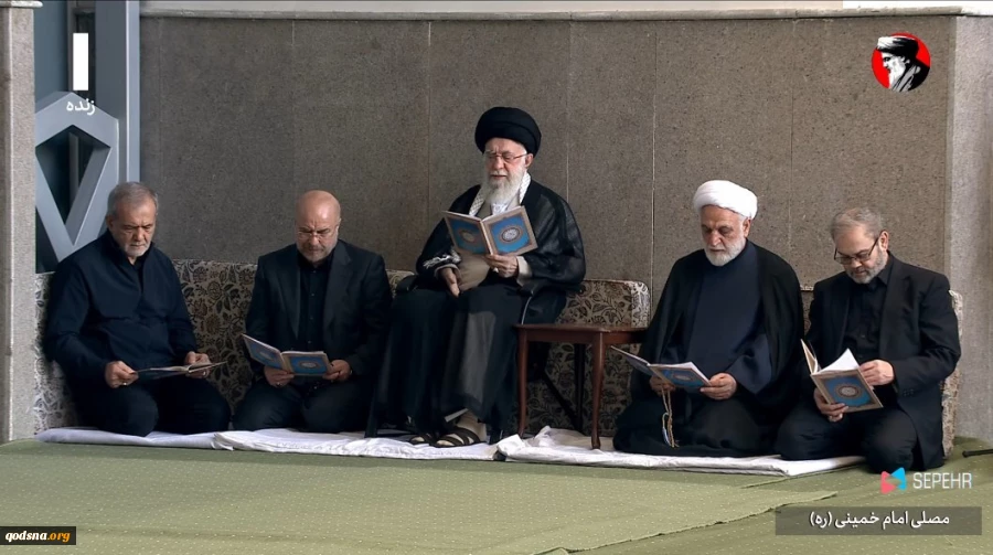 حضور رهبر معظم انقلاب در مراسم بزرگداشت شهید سیدحسن نصرالله 2