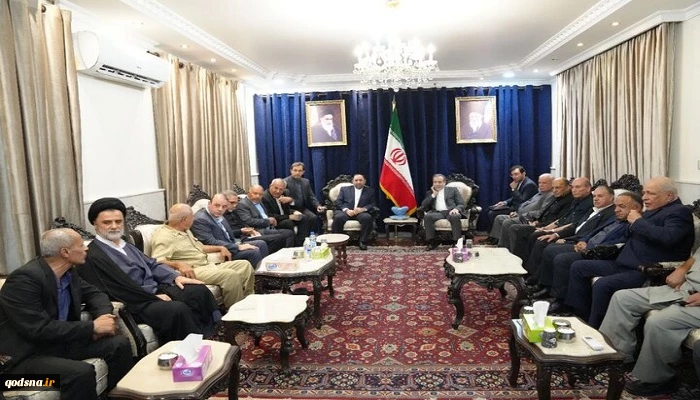 في لقاء فصائل المقاومة؛

وزير الخارجية الإيراني: دماء سيد المقاومة وسائر شهداء فلسطين ولبنان ستقوي شجرة المقاومة وتحقق النصر النهائي
 2