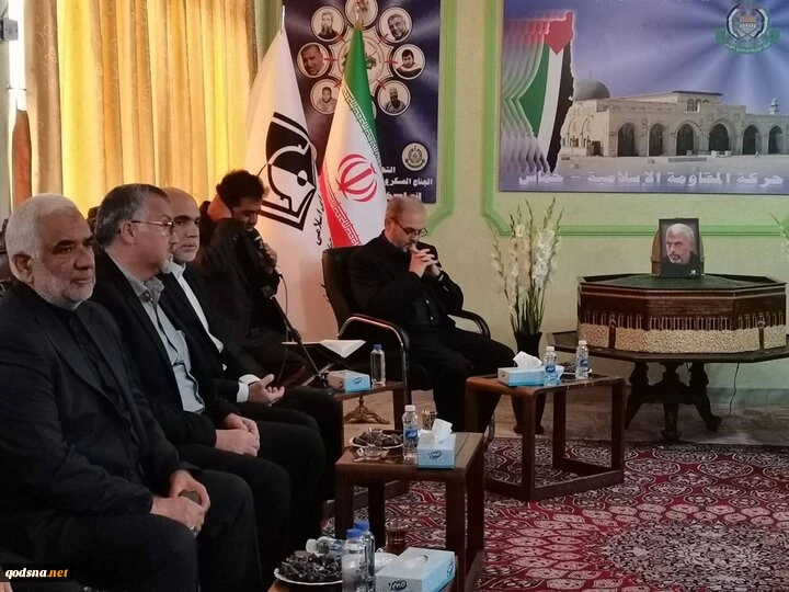 حضور مقامات در دفتر نماینگی حماس در تهران 2