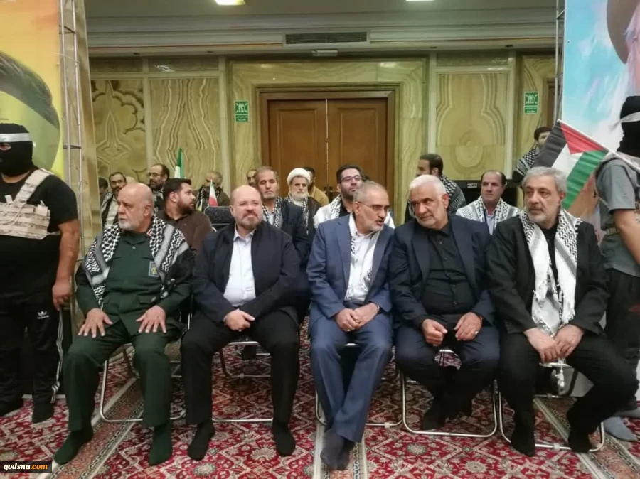 مراسم بزرگداشت اسطوره مقاومت، شهید یحیی سنوار در مسجد امام صادق (ع) میدان فلسطین تهران آغاز شد 2