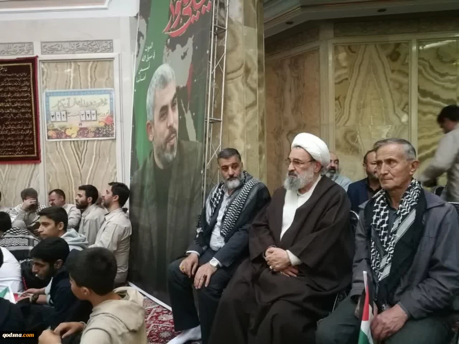 تصاویر مراسم بزرگداشت اسطوره مقاومت، شهید یحیی سنوار در مسجد امام صادق (ع) میدان فلسطین تهران (بخش دوم) 2