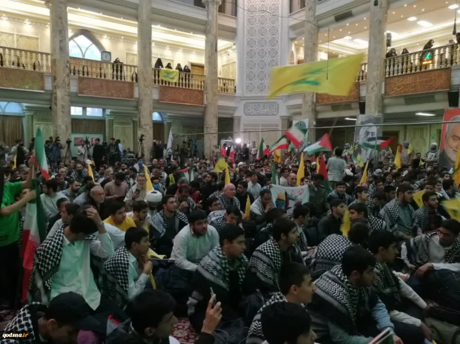 تصاویر مراسم بزرگداشت اسطوره مقاومت، شهید یحیی سنوار در مسجد امام صادق (ع) میدان فلسطین تهران (بخش دوم) 2