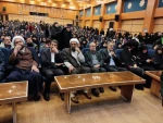 گلریزان بانوان همدانی برای جبهه مقاومت با حضور یادگار امام خمینی(ره) 2