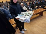 گلریزان بانوان همدانی برای جبهه مقاومت با حضور یادگار امام خمینی(ره) 2
