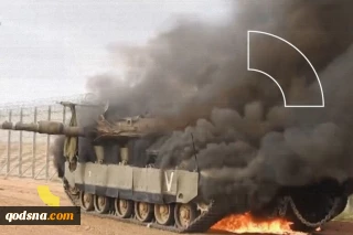 انهدام تانک «مرکاوا» با راکت «الیاسین ۱۰۵» در غزه/ چند نظامی صهیونیست کشته و زخمی شدند